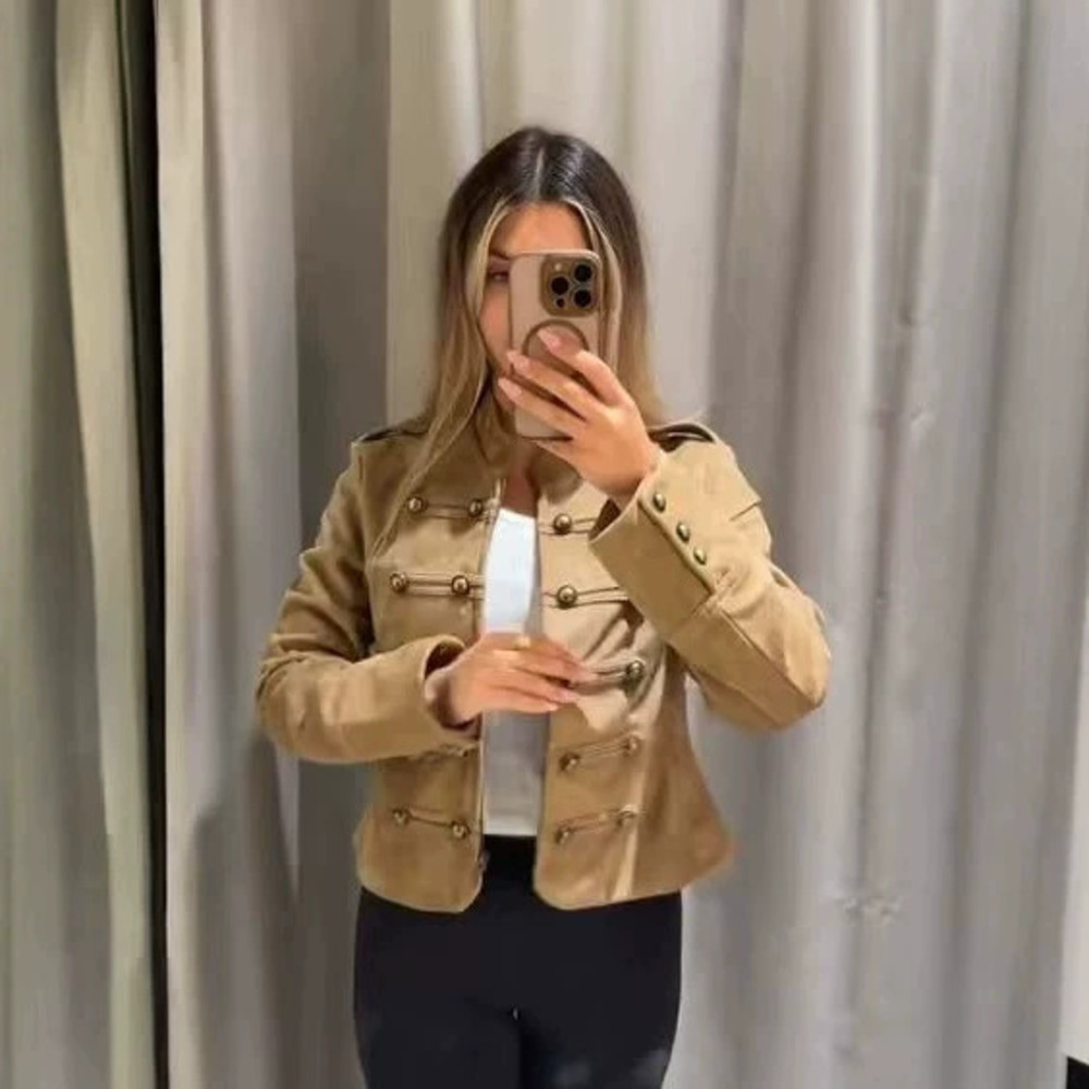 ZARA Street Style Rope Knot Coat